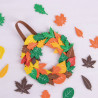 500 GOMMETTES MOUSSE ADHESIVE FEUILLES ASSORTIES